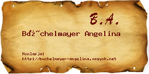 Büchelmayer Angelina névjegykártya